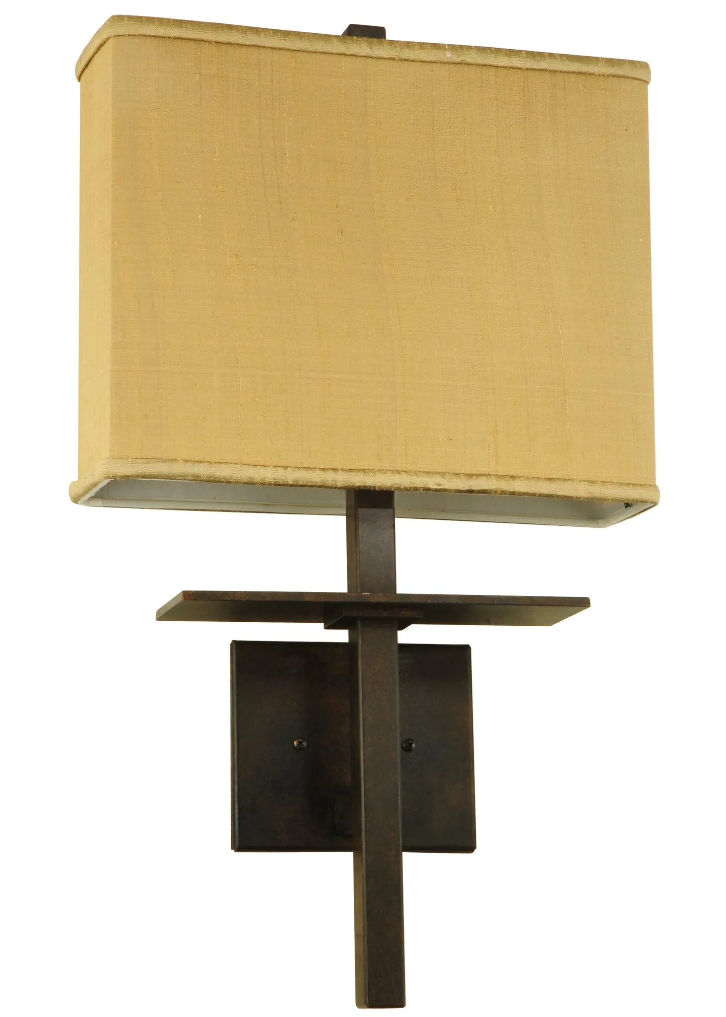 14"W Atria Contemporary Fabric Wall Sconce