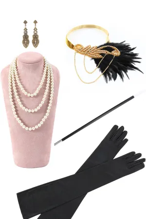 1920s Party Accessories Five Pieces Sets