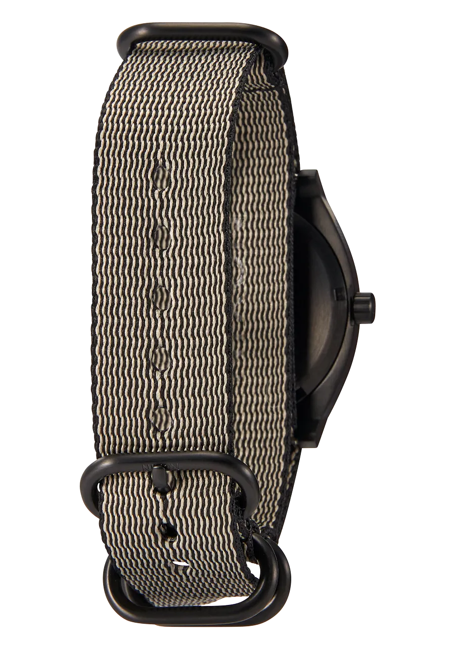 20mm Nylon #TIDE One Piece Band - Khaki / Black