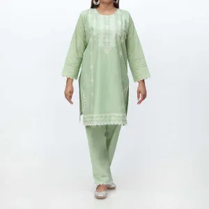 2PC- Embroidered Cambric Suit PS4320