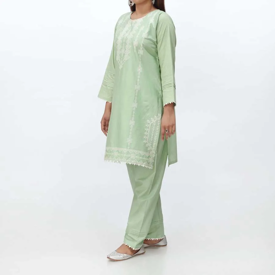 2PC- Embroidered Cambric Suit PS4320