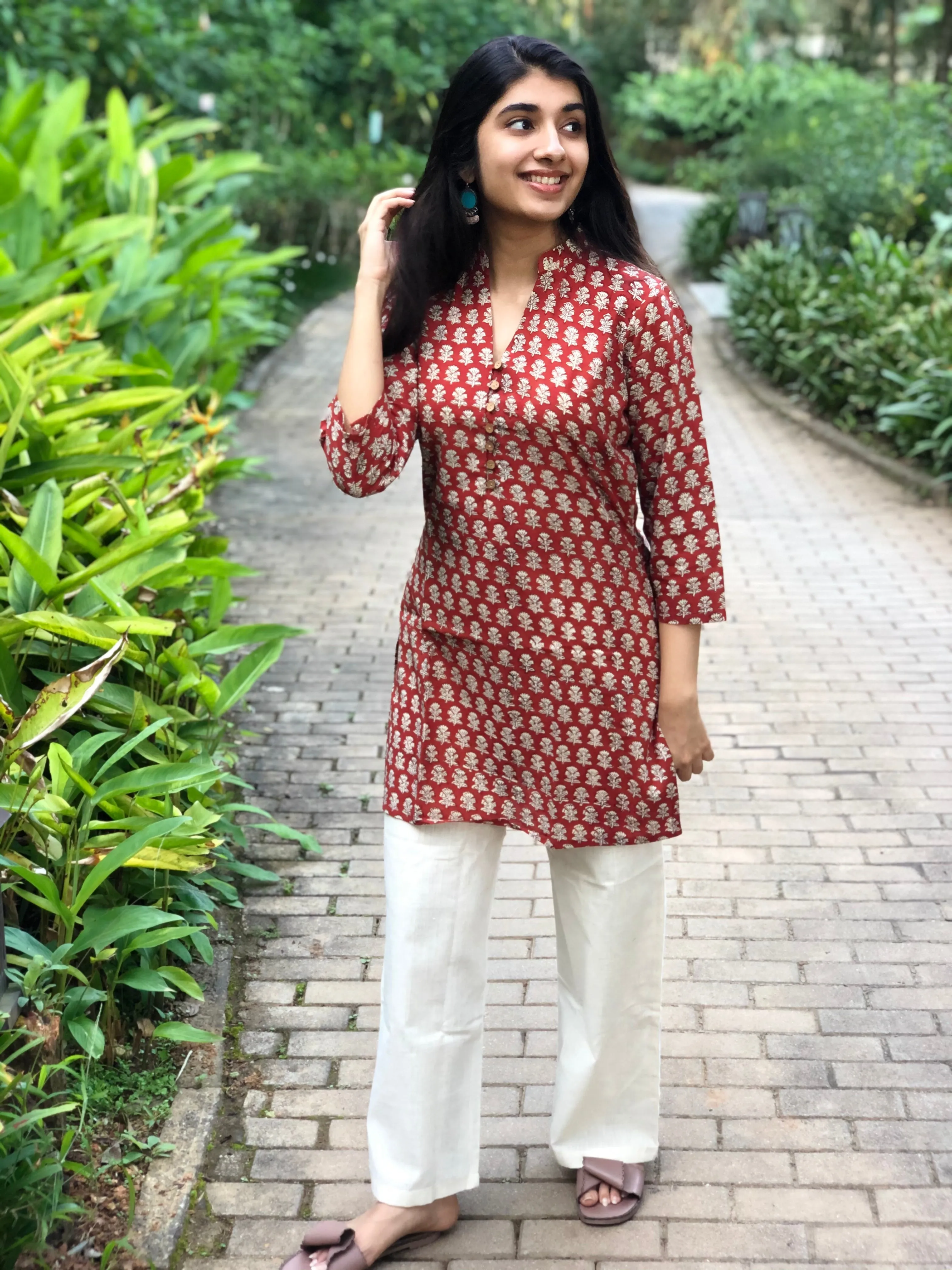 Adweta Kali Short Cotton Kurta