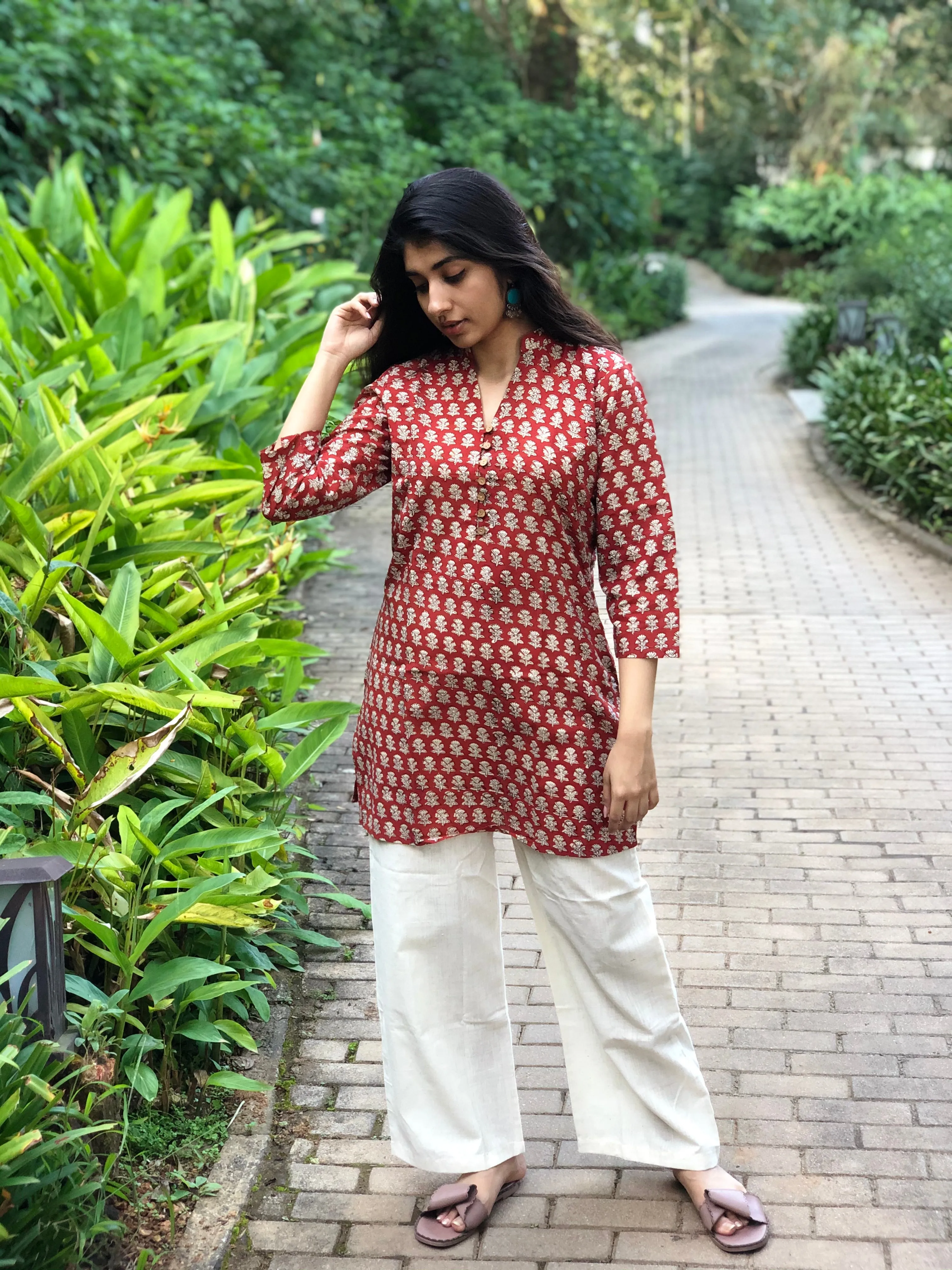 Adweta Kali Short Cotton Kurta