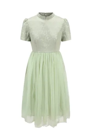 Anna Tulle Dress Green