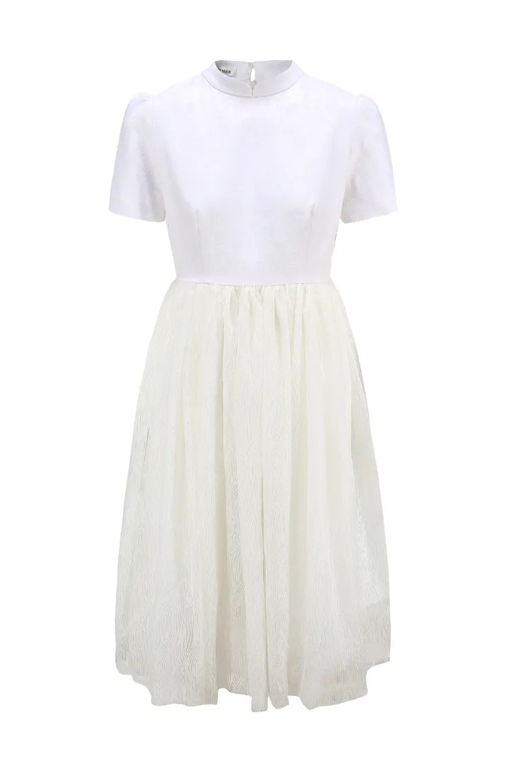 Anna Tulle Dress White