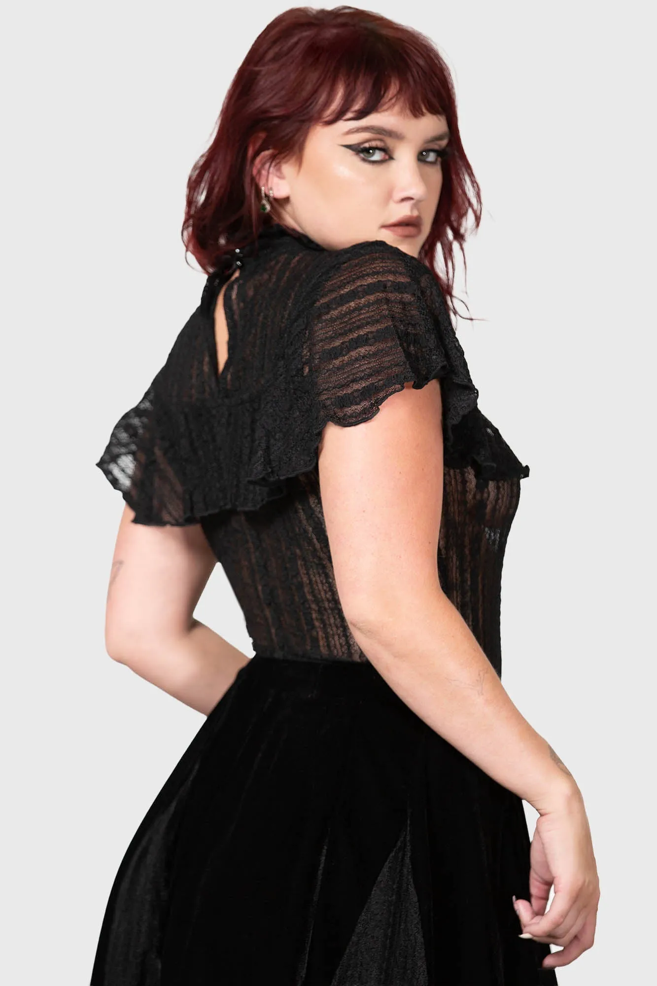 Atala's Night Lace Top