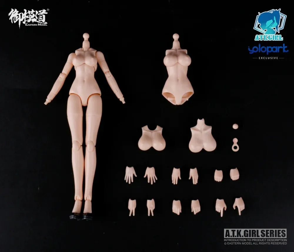 A.T.K.GIRL - Four Mytical Beasts Qipao Accessories Set 1/12 Plastic Model Kit E-MODEL