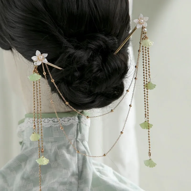 Back Hair Pin: Summer Flowers