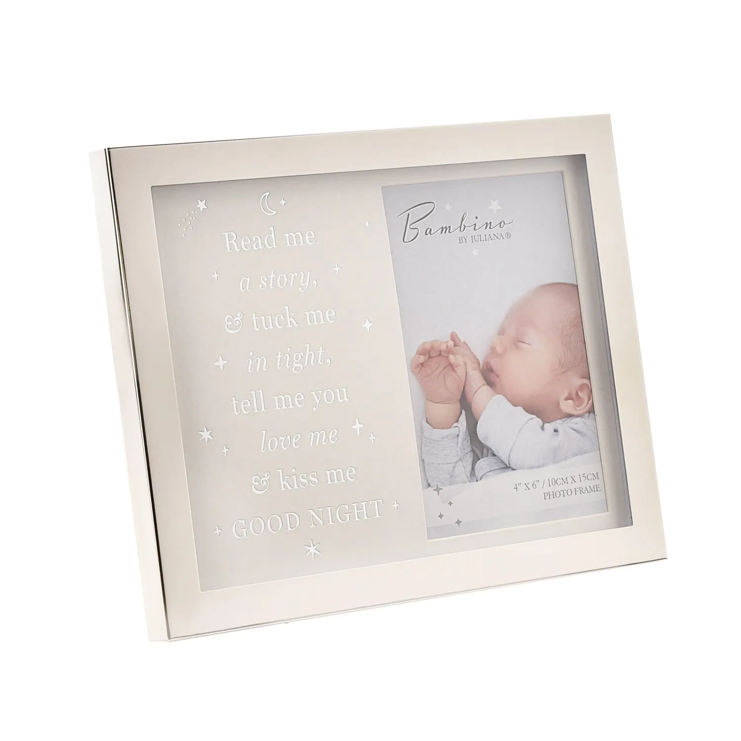 Bambino Read Me A Story Metal Plated Photo Frame (4"x6")