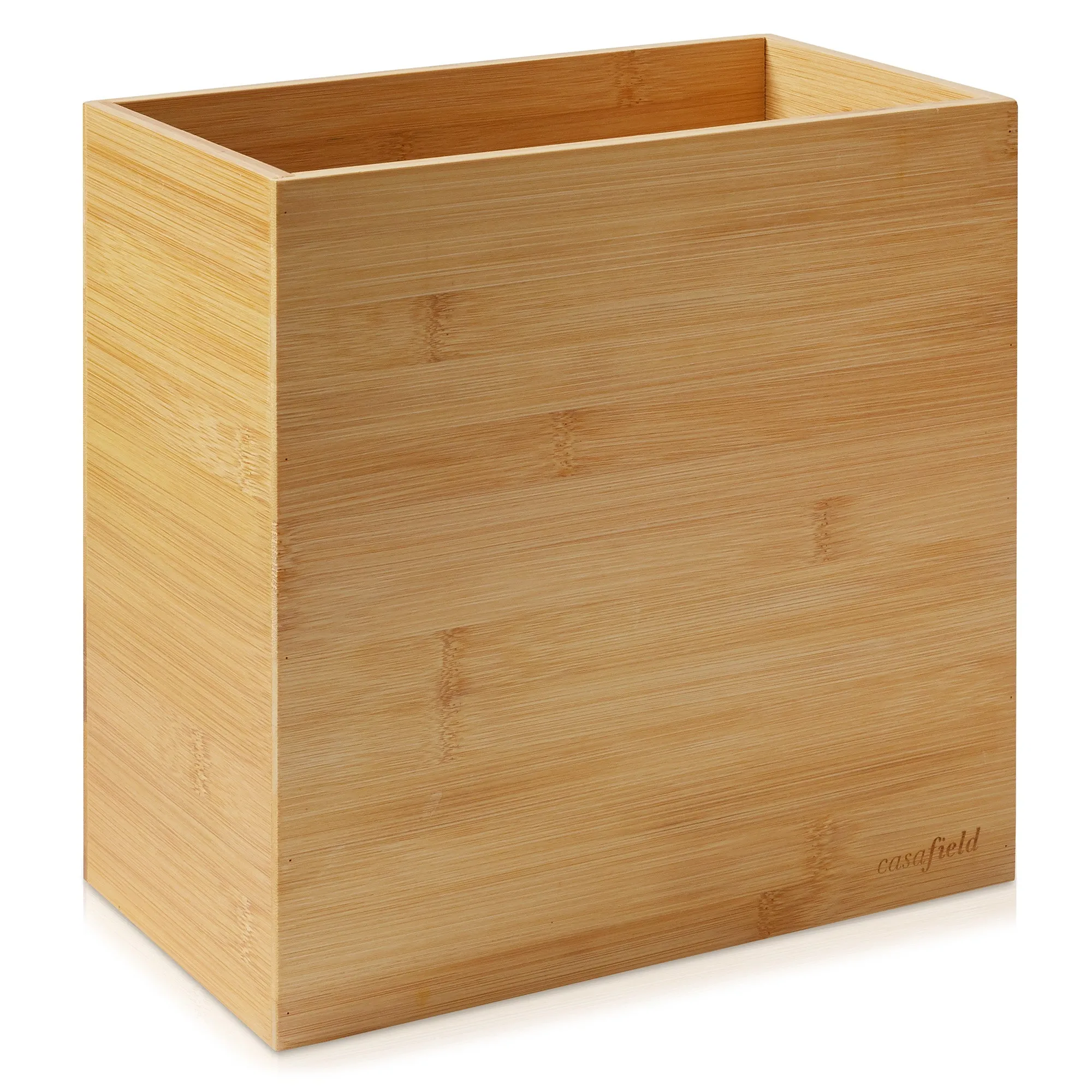 Bamboo Waste Basket for Home and Office