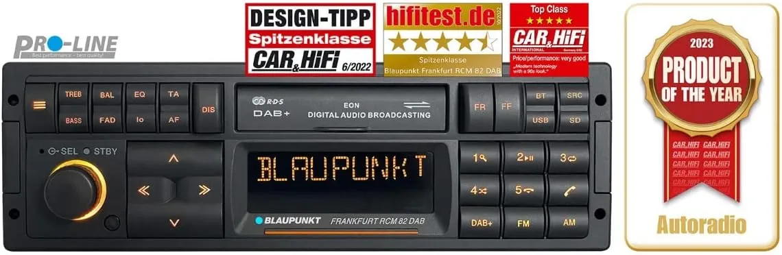 Blaupunkt Frankfurt RCM 82 DAB Vintage Car Radio DAB Bluetooth