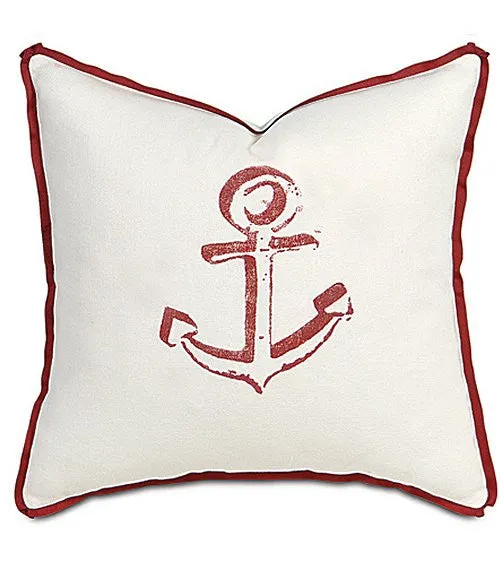 Block Print Anchor Pillows