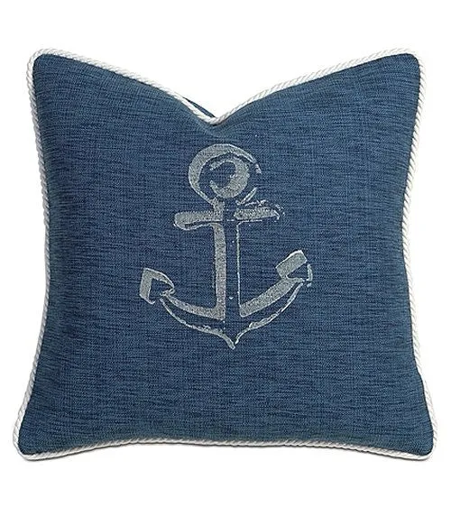 Block Print Anchor Pillows