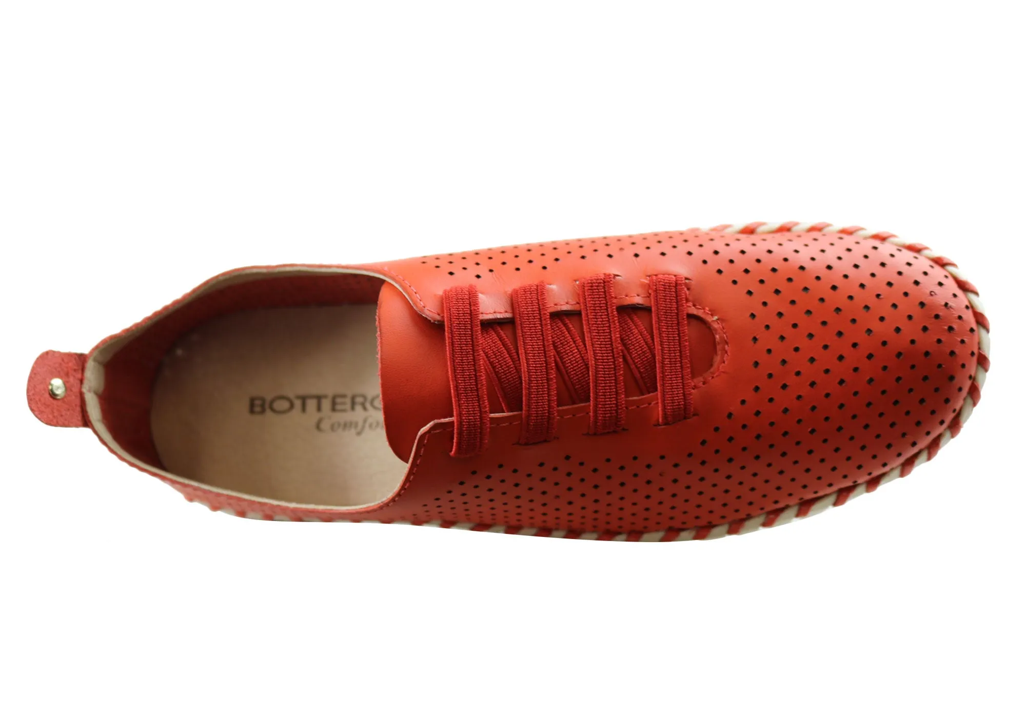 Bottero Hollie Womens Comfortable Leather Casual Shoes Made In Brazil