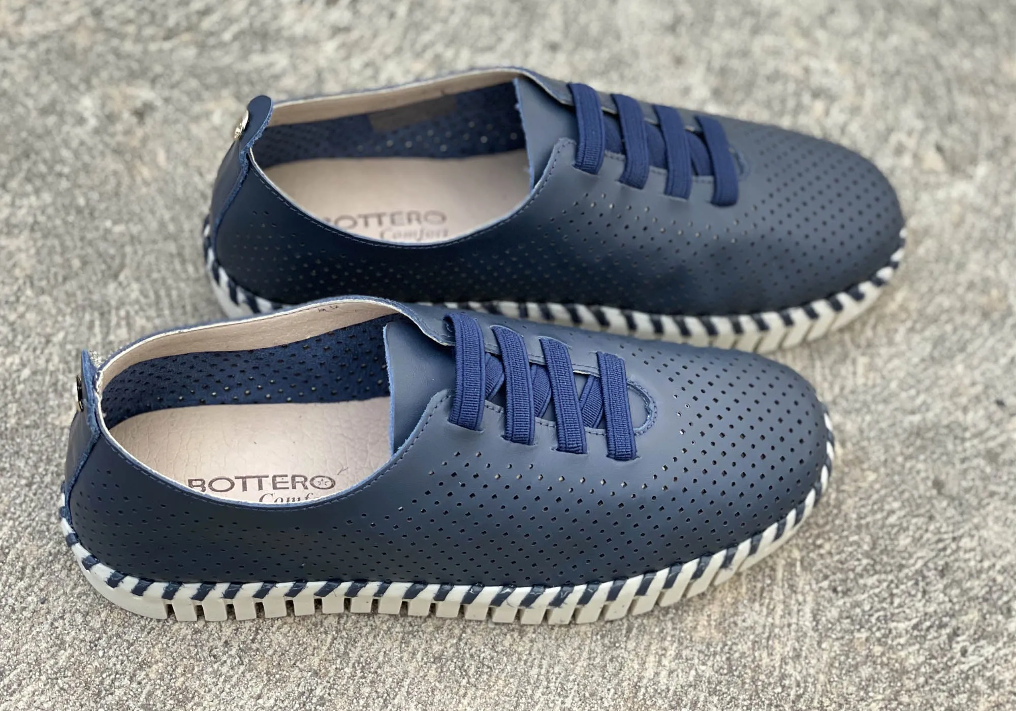 Bottero Hollie Womens Comfortable Leather Casual Shoes Made In Brazil