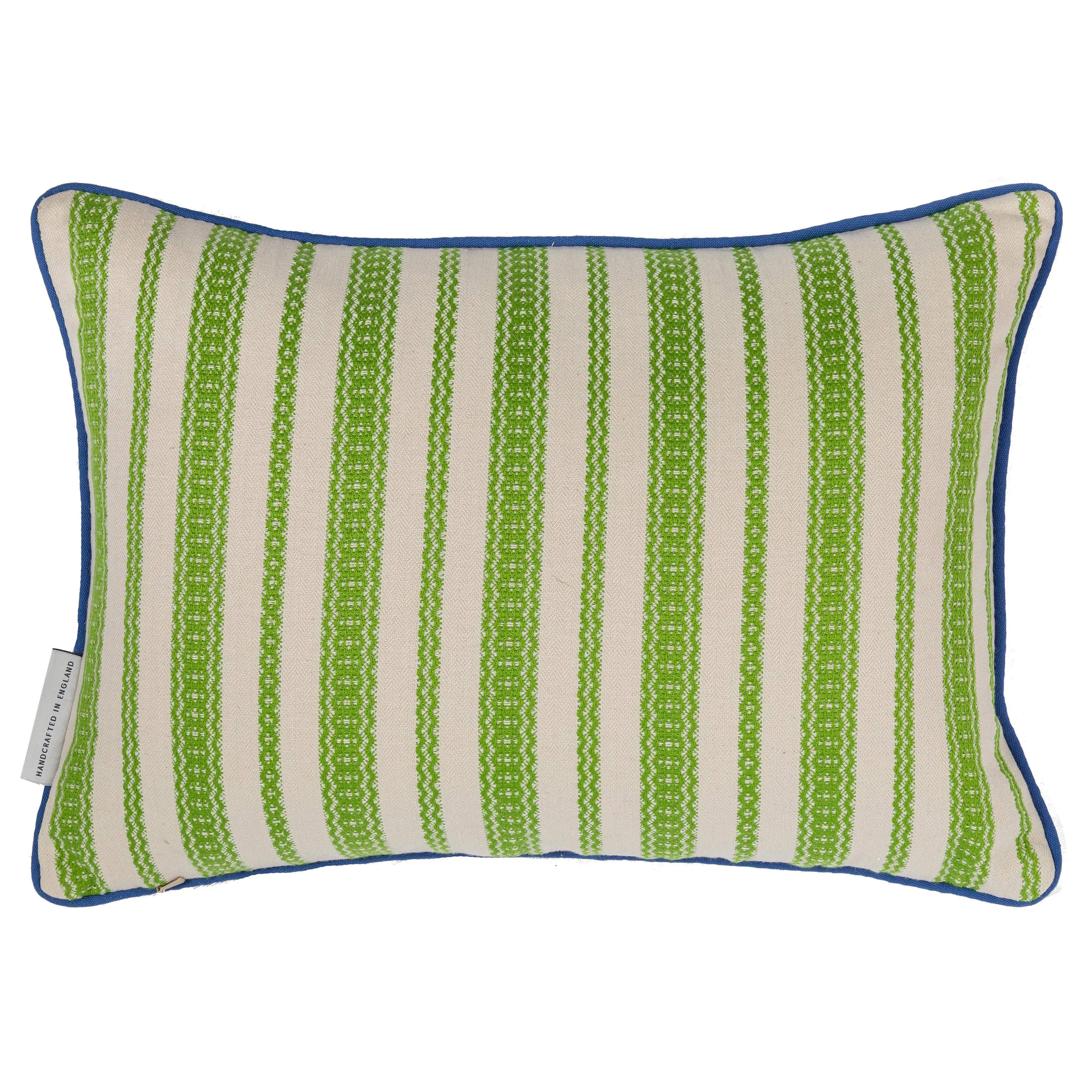 Capri Blue Green Oblong Cushion