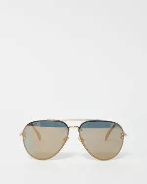 Celine Gold Mirrored Aviator CL41391/S Sunglasses