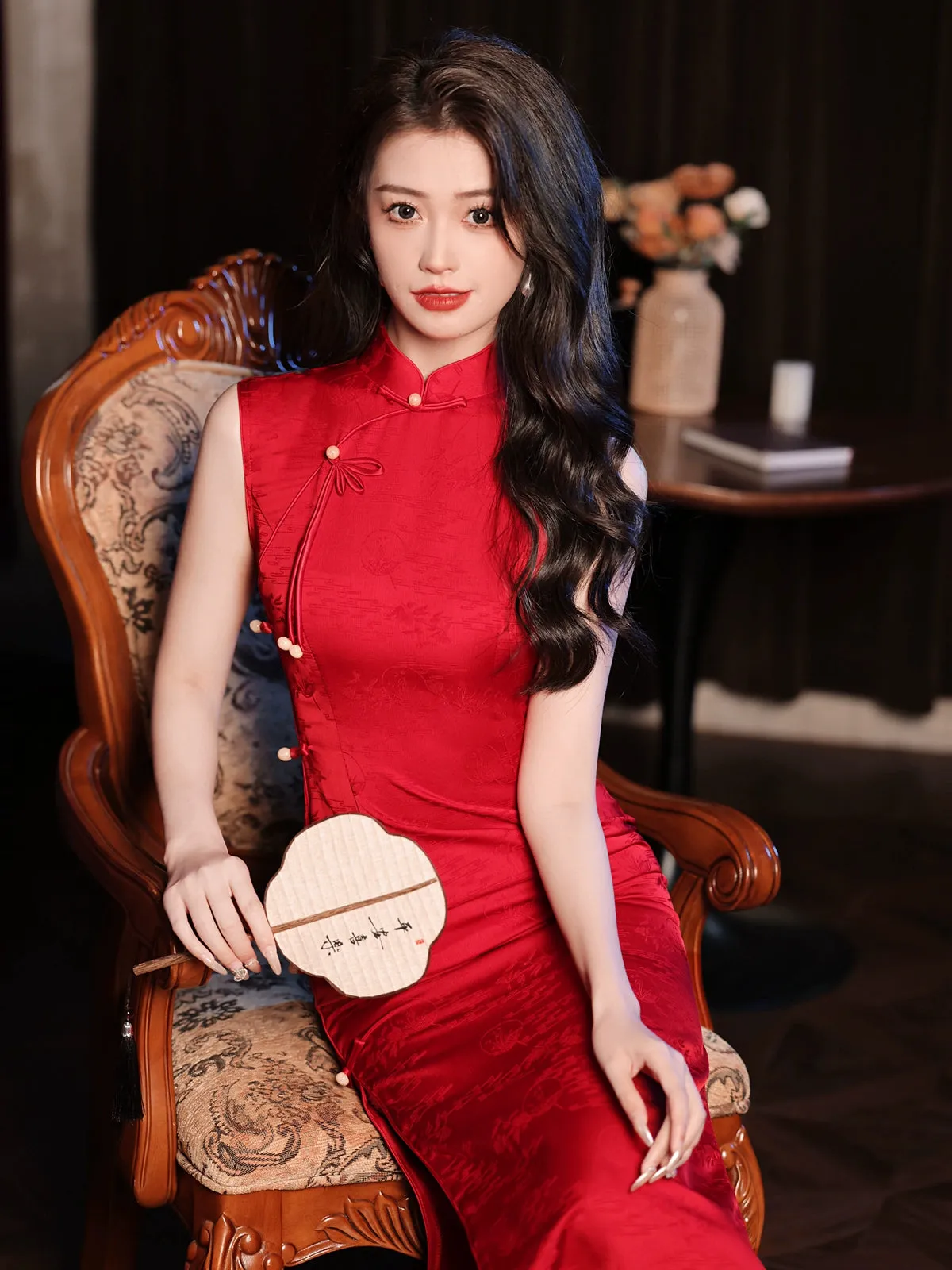 Cheongsam for Tea Ceremony, Traditional Chinese Dress, Melody