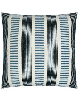 Contempo Neutrals Outdoor Pillows/Compound Stripes Indigo