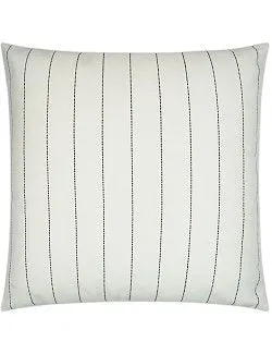 Contempo Neutrals Outdoor Pillows/Malibu Pinstripe Natural White