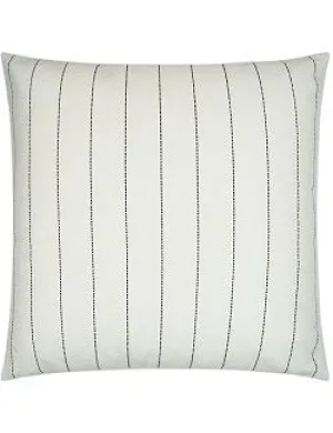 Contempo Neutrals Outdoor Pillows/Malibu Pinstripe Natural White