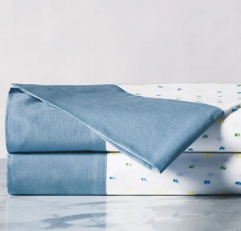 Dobby Dots Cuffed Sheet Set