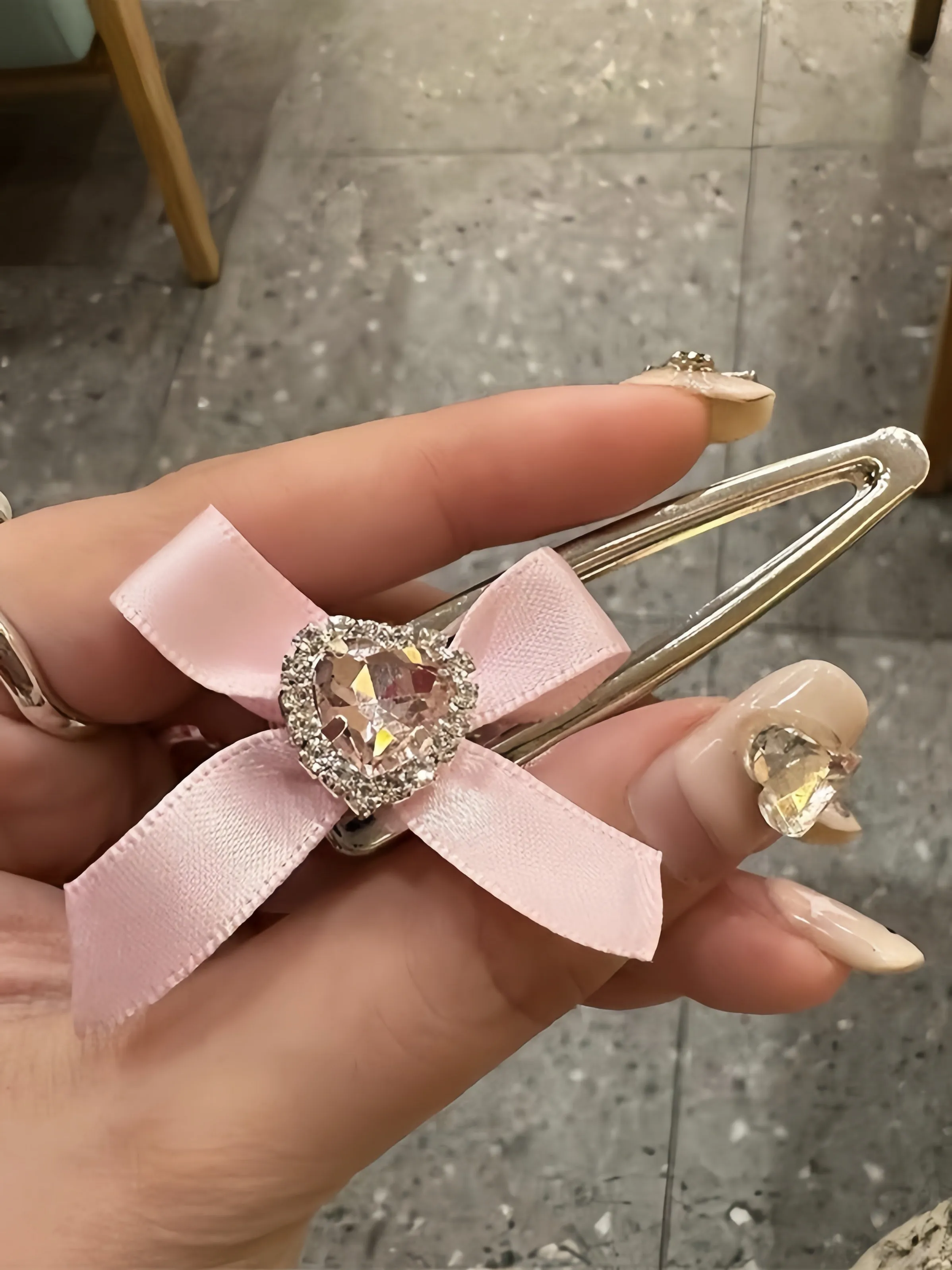 Dolly Heart Hairpin