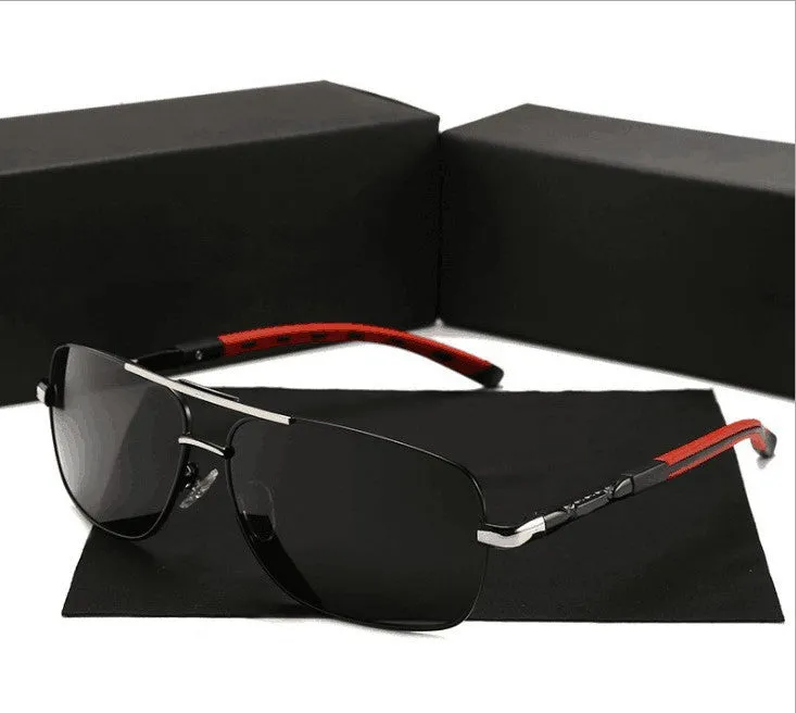 Double Beam Polarized Fashionable Driver Sunglasses