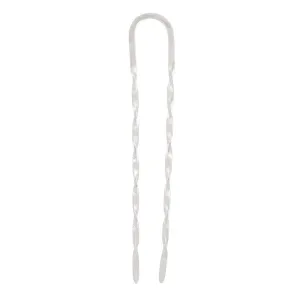 Effortless Twist Hair Pin in Silver - Large