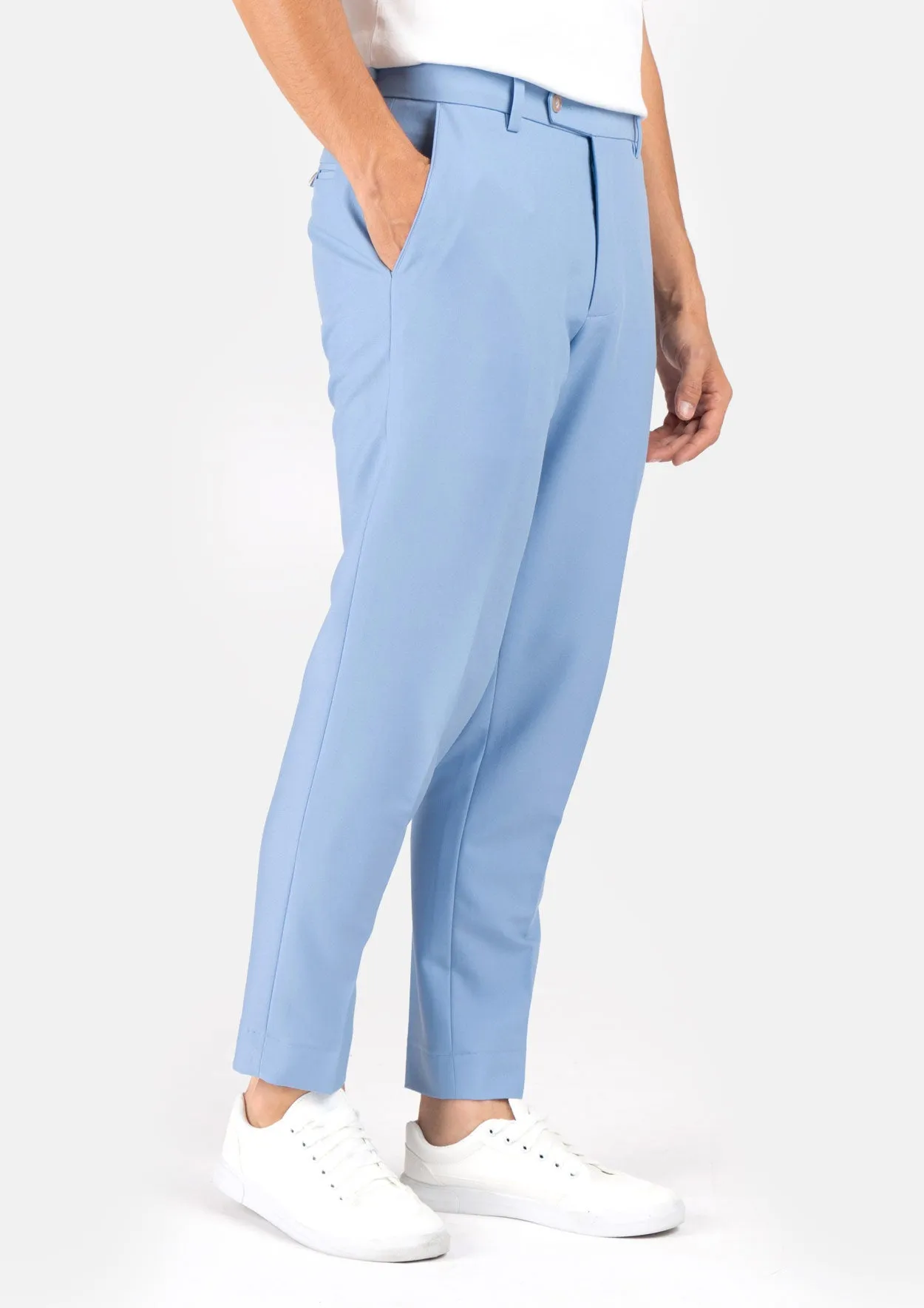 Ellis Icy Blue Stretch Suit