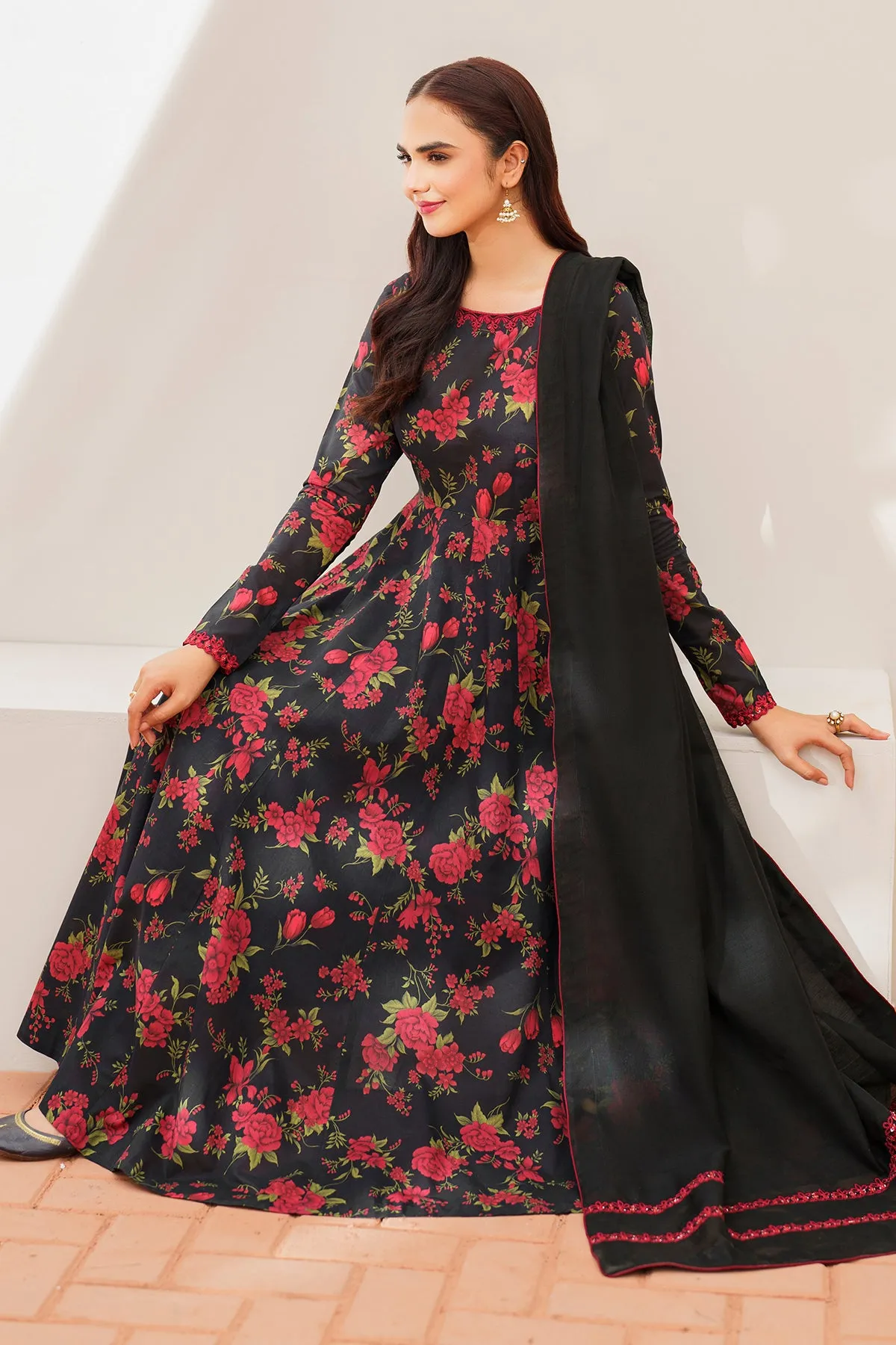 EMBROIDERED LAWN PR-933