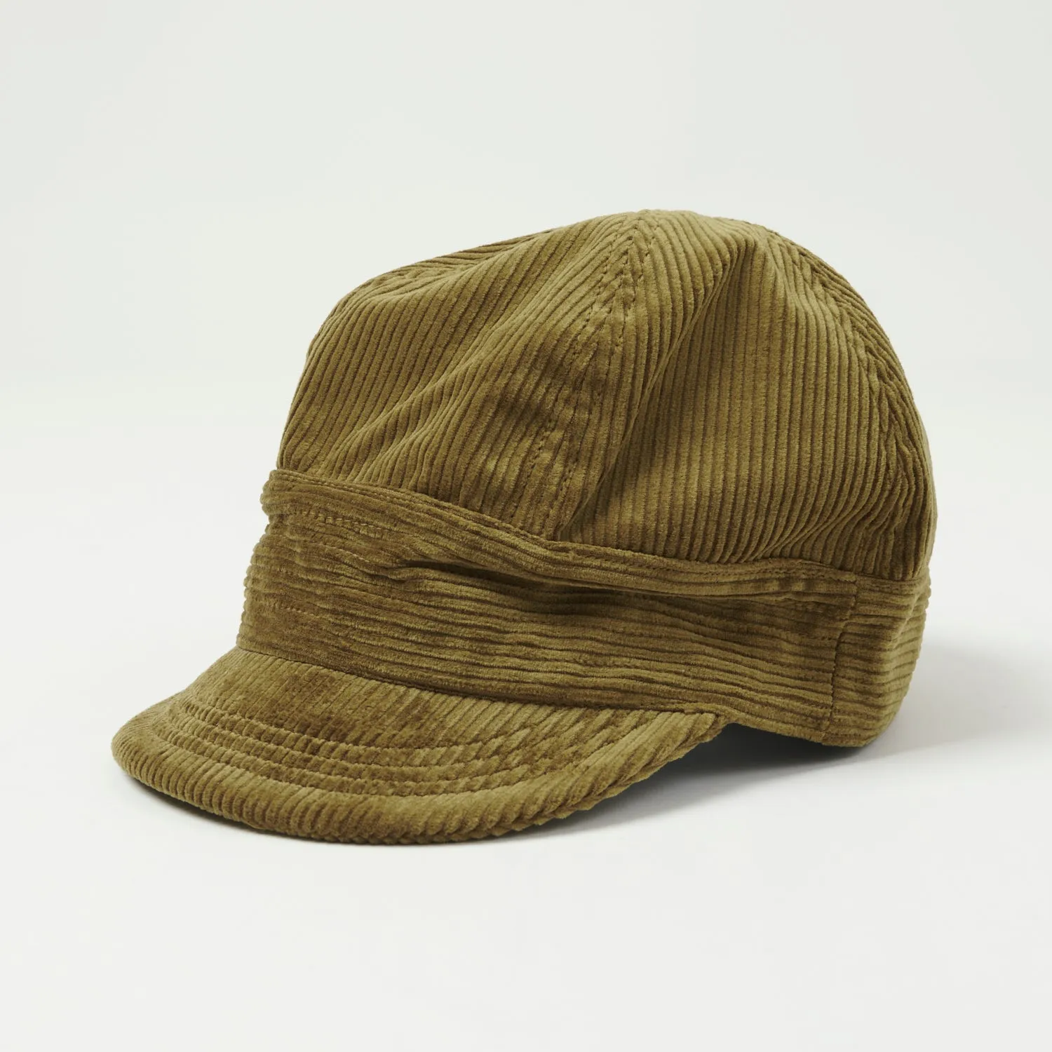 Freewheelers Guthrie Corduroy Cap - Camel