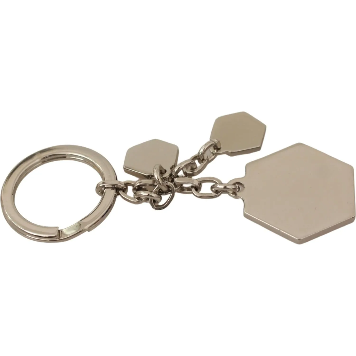 GF Ferre Exquisite Beige Black Metal Keychain