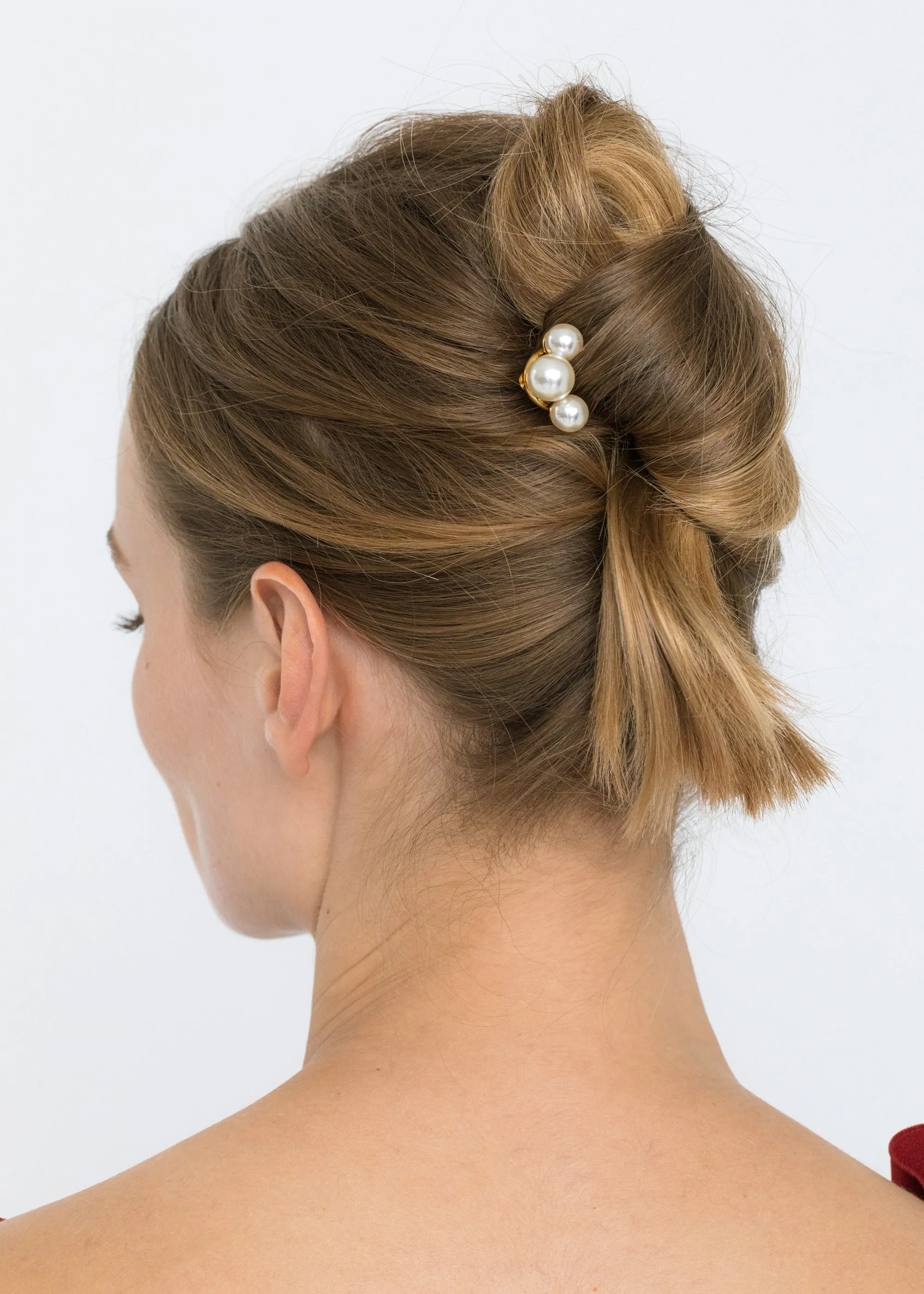 Gretel Hairpin -- Gold Pearl