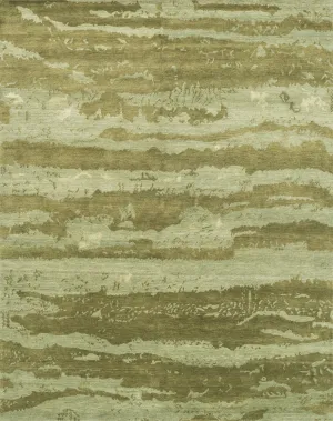 Hermitage Rug in Seafoam Green