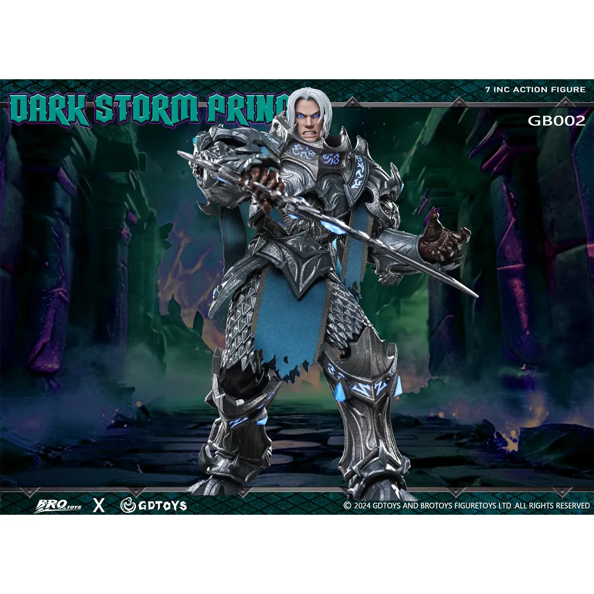 HiPlay BROTOYS 7-Inches Dark Storm Prince Action Figure