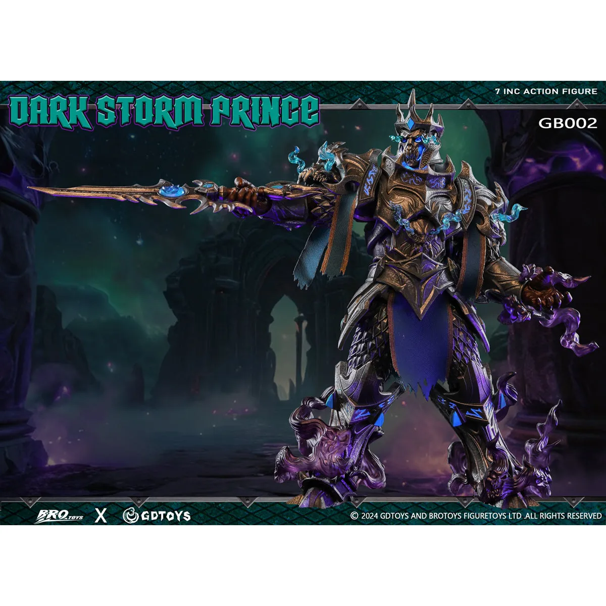 HiPlay BROTOYS 7-Inches Dark Storm Prince Action Figure