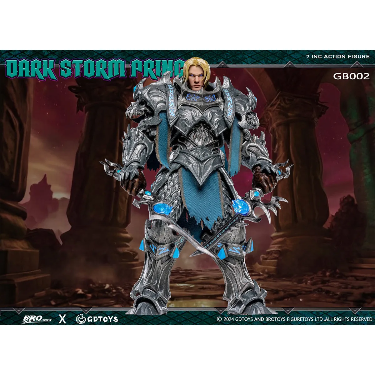 HiPlay BROTOYS 7-Inches Dark Storm Prince Action Figure