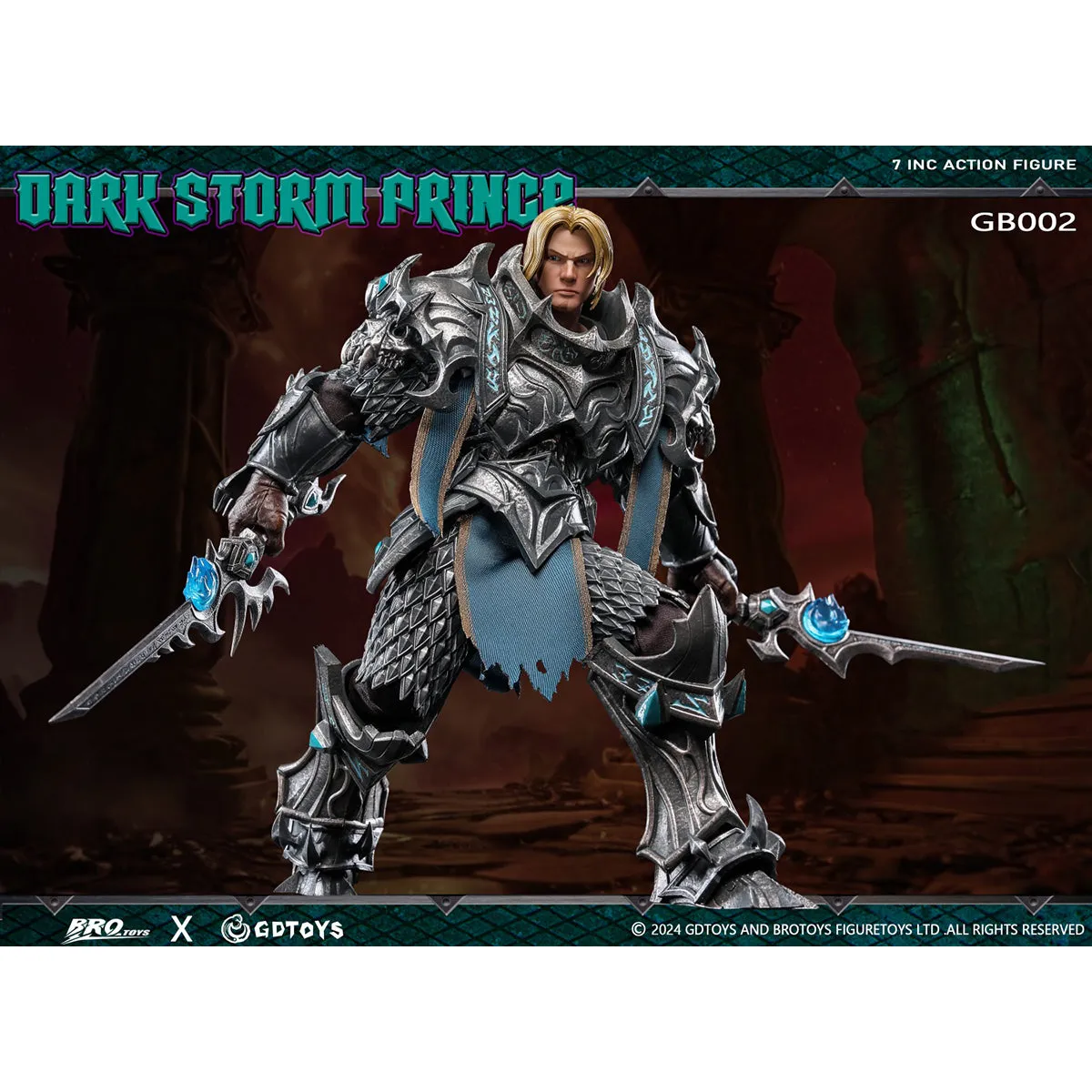 HiPlay BROTOYS 7-Inches Dark Storm Prince Action Figure