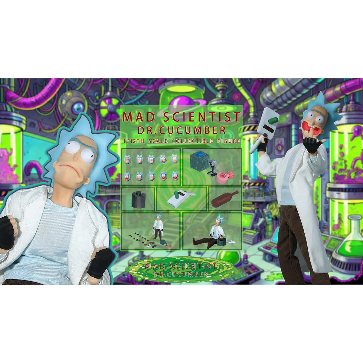 HiPlay Joy Man Toys DR. CUCUMBER Action Figure