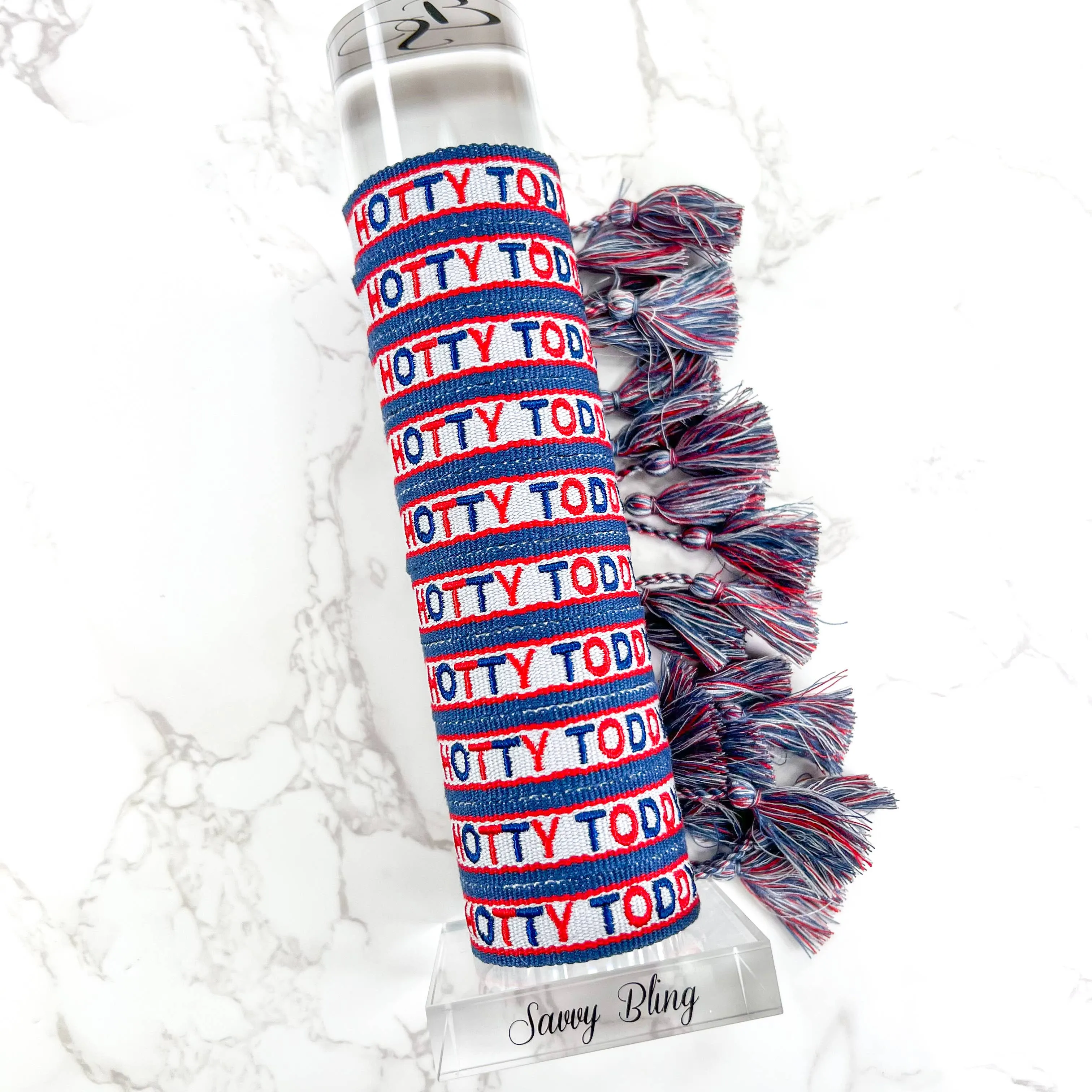 Hotty Toddy Embroidered Bracelet