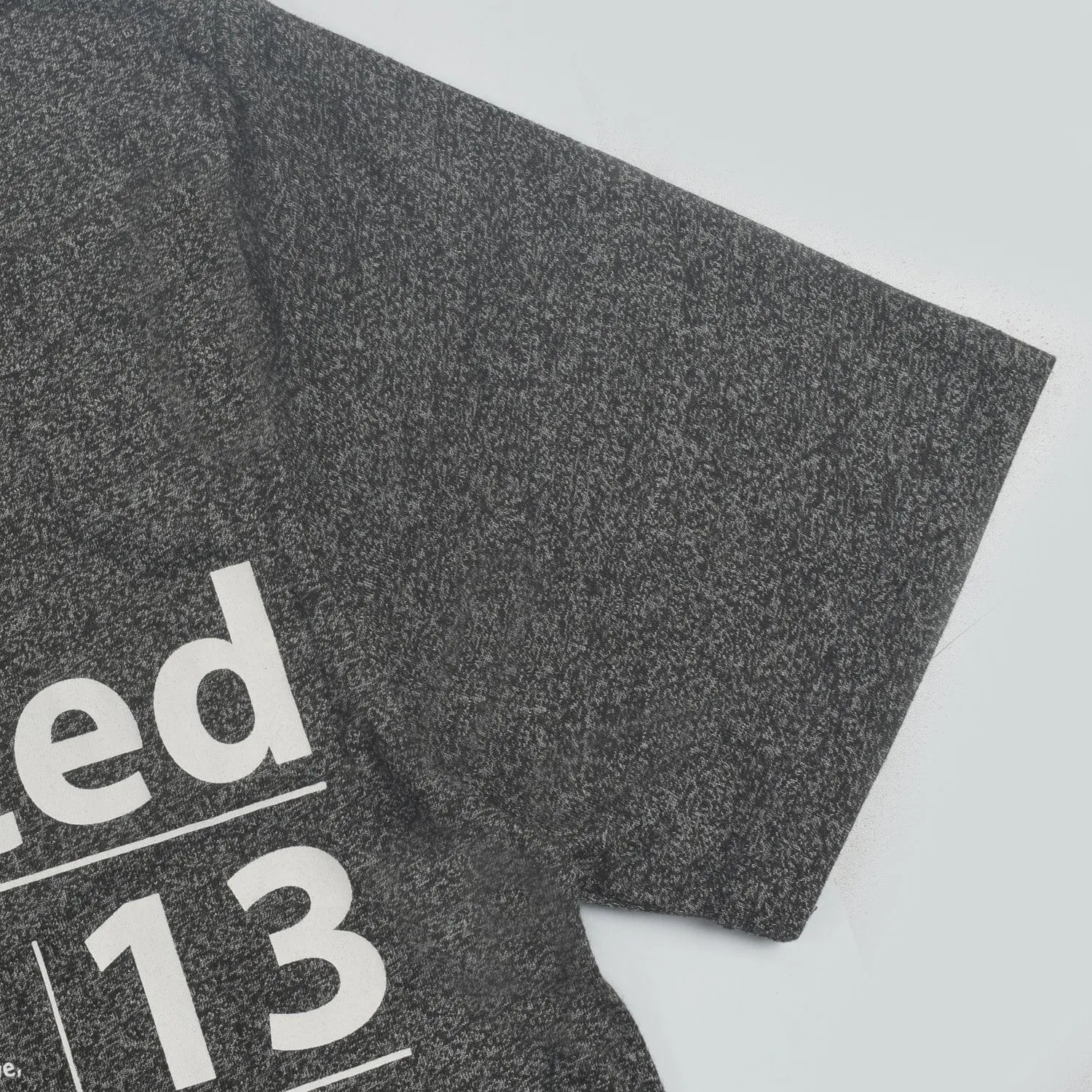 MEN'S UNLIMITED CHARCOAL TEXTURED TEE SHIRT