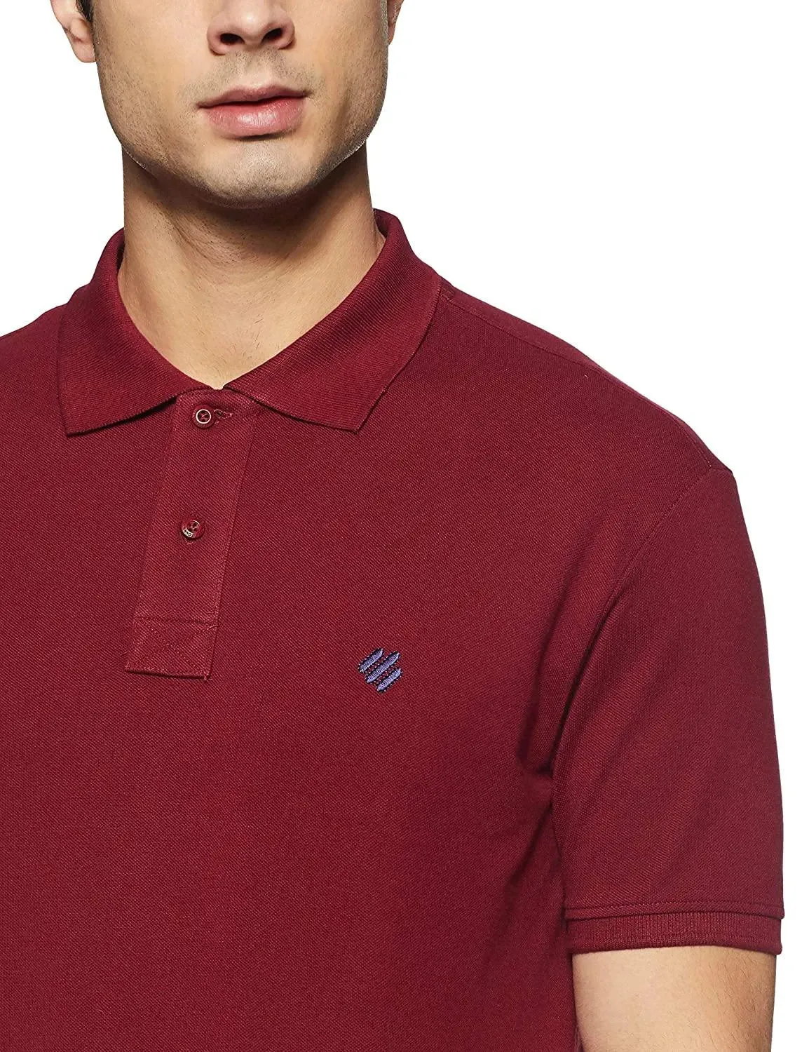 ONN Men's Cotton Polo T-Shirt (Pack of 2) in Solid Camel-Maroon colours