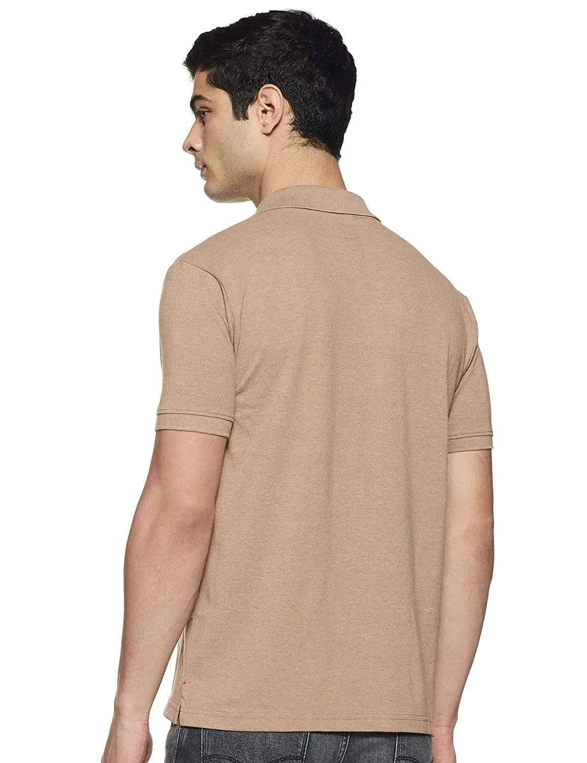 ONN Men's Cotton Polo T-Shirt (Pack of 2) in Solid Camel-Maroon colours