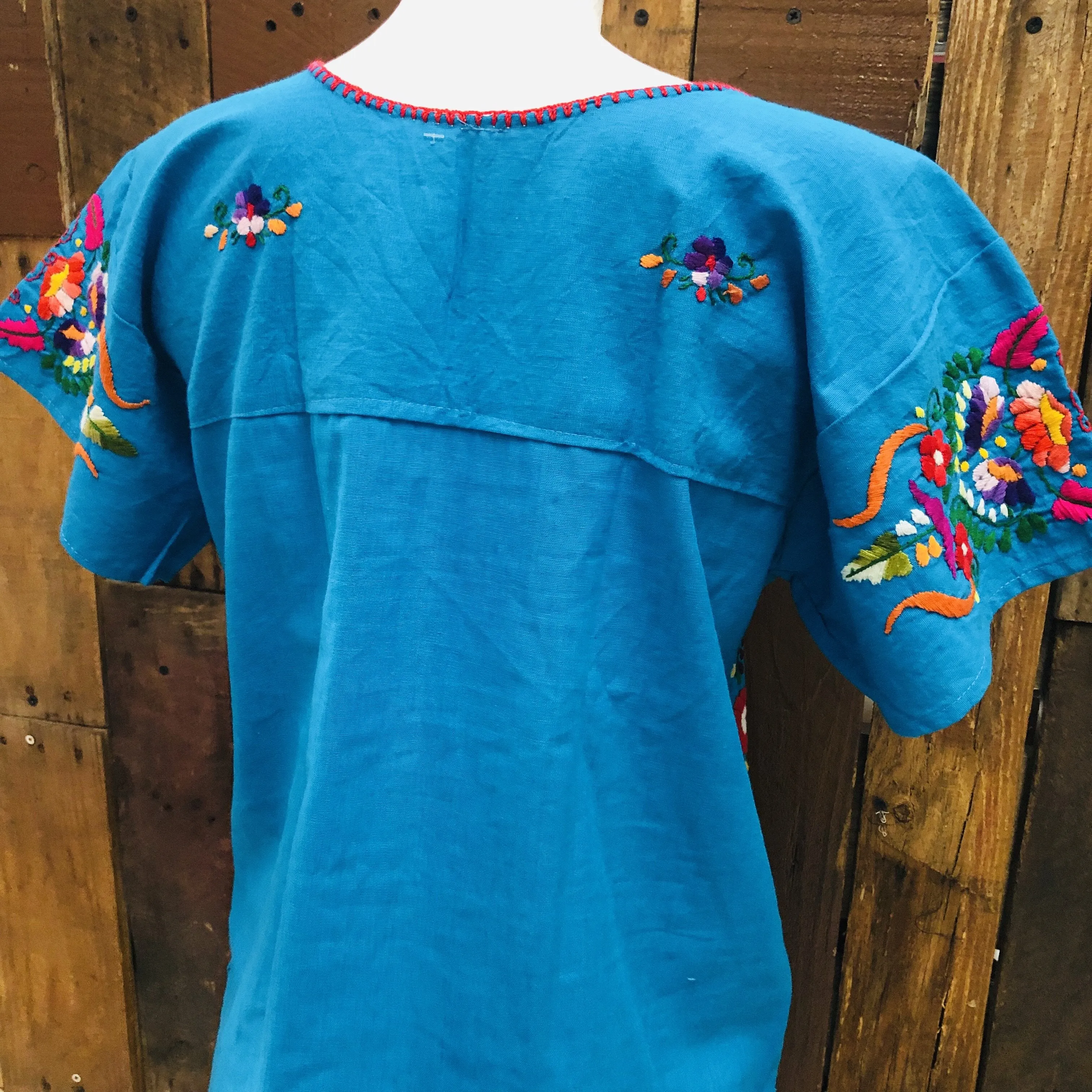 San Miguel Luxury Fine Blouse Teal