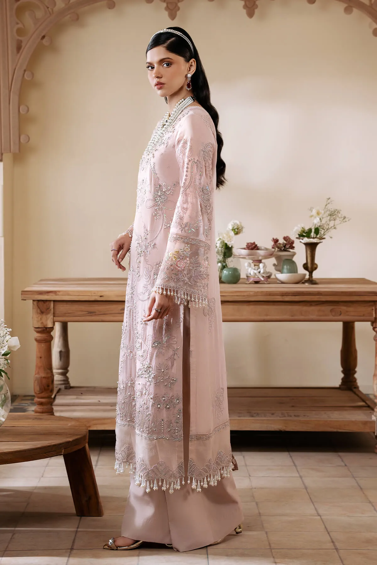 Serene Muse Luxury Chiffon Formals – S-1084 Cristal