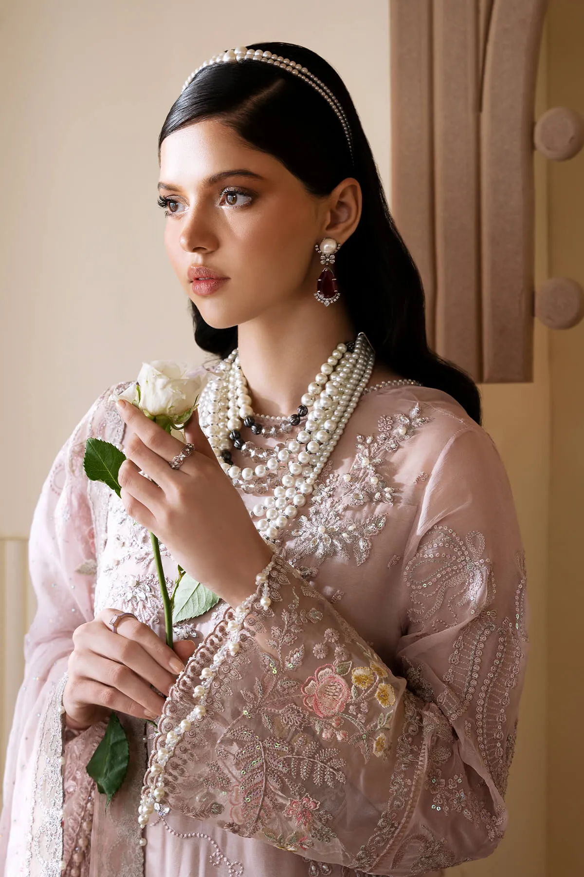 Serene Muse Luxury Chiffon Formals – S-1084 Cristal