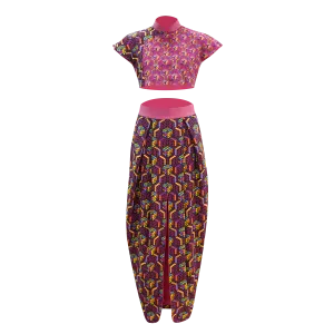 SPARKLE BY KAREN CHAN x  HK Heritage Museum【PUZZLE CUBE】Cheongsam Top & Skirt (Ruffle Sleeve) (我們的兒時玩意) (扭計骰)