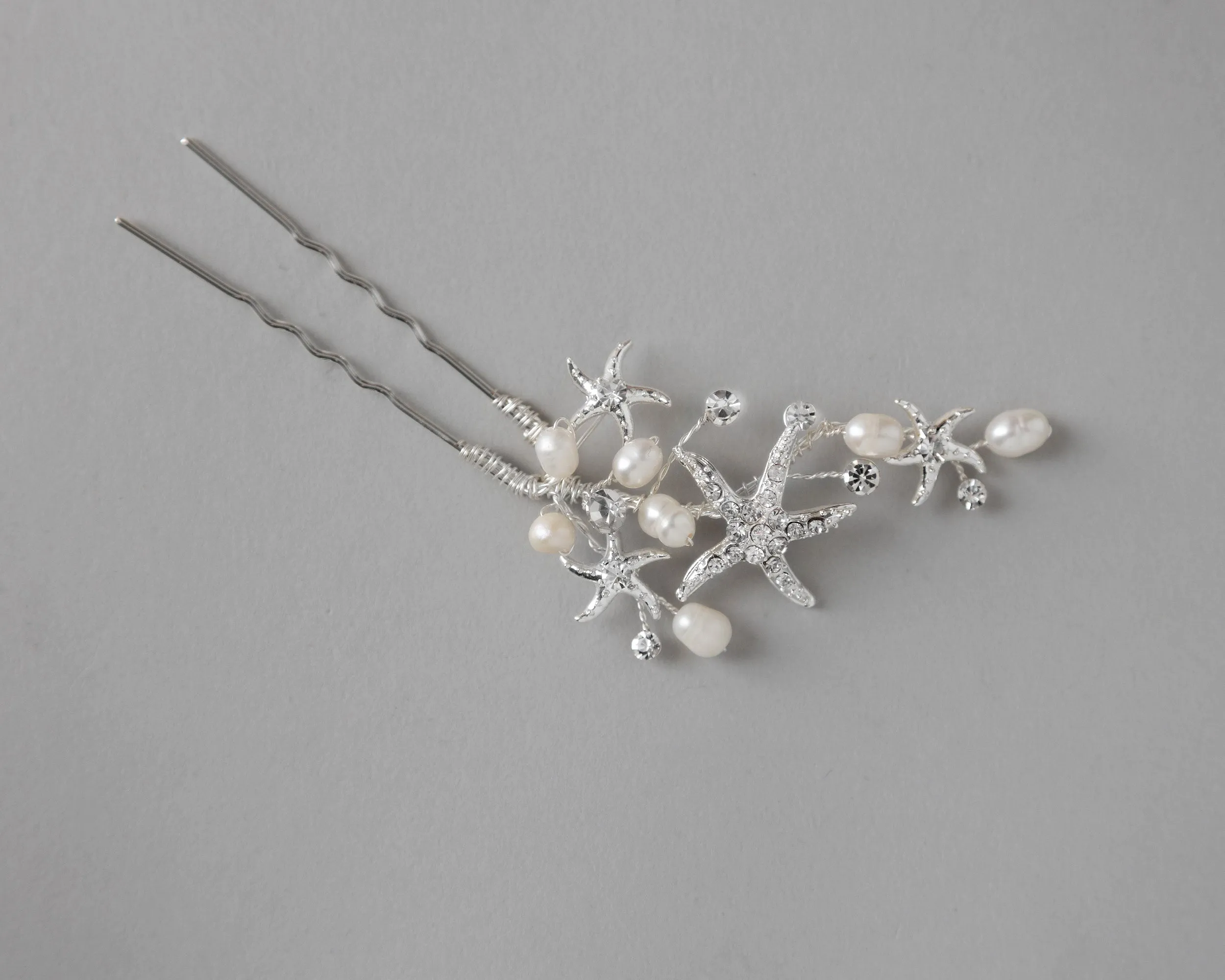 Starfish Beach Bride Hair Pin