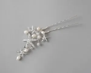 Starfish Beach Bride Hair Pin